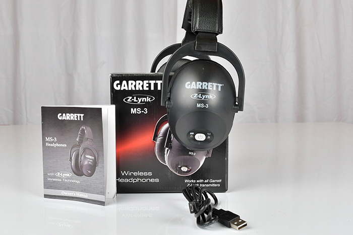 Garrett MS-3 trådlösa hörlurar med Z-Lynk
